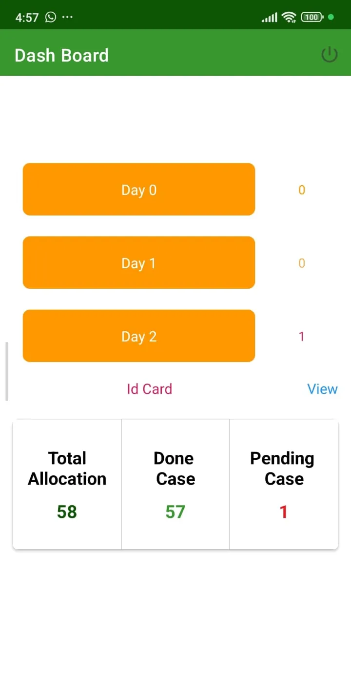 FE dashboard